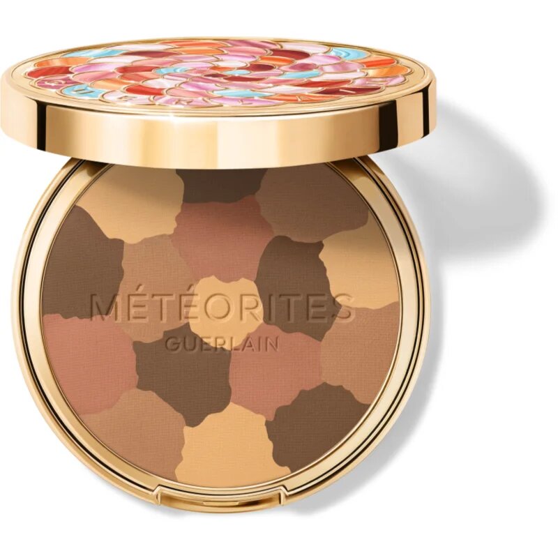 GUERLAIN Météorites Compact Mattifying Powder kompaktni puder odtenek 04 Ambré 8.5 g