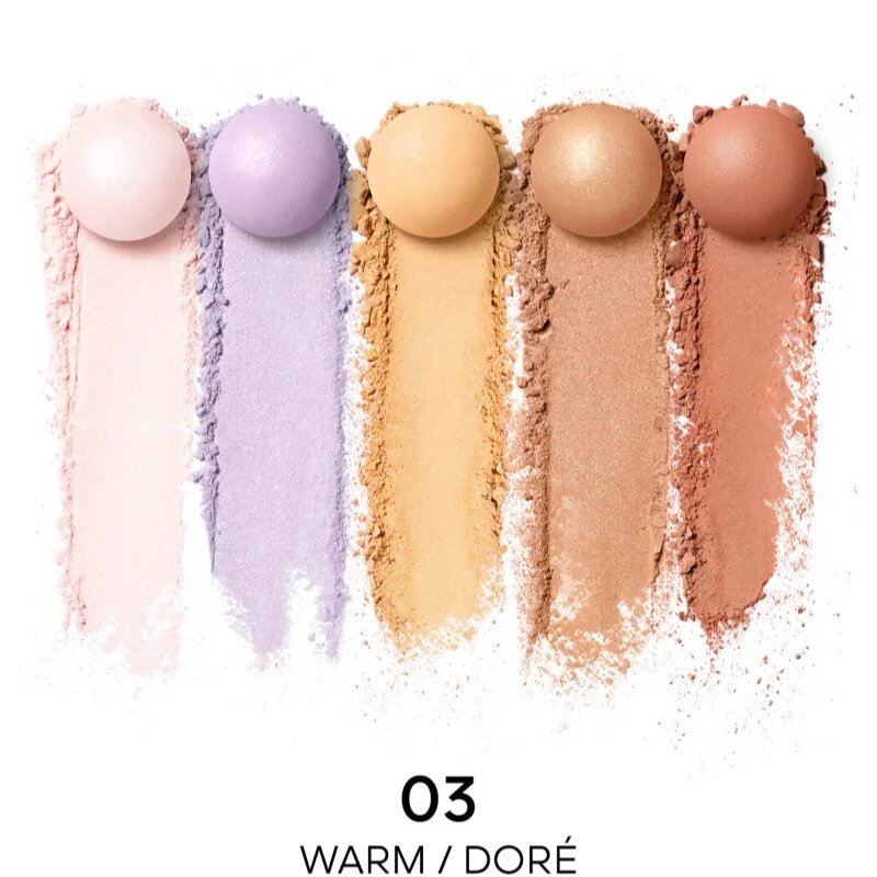 GUERLAIN Météorites Light Revealing Pearls of Powder tonirani biseri za obraz odtenek 03 Warm / Doré 20 g