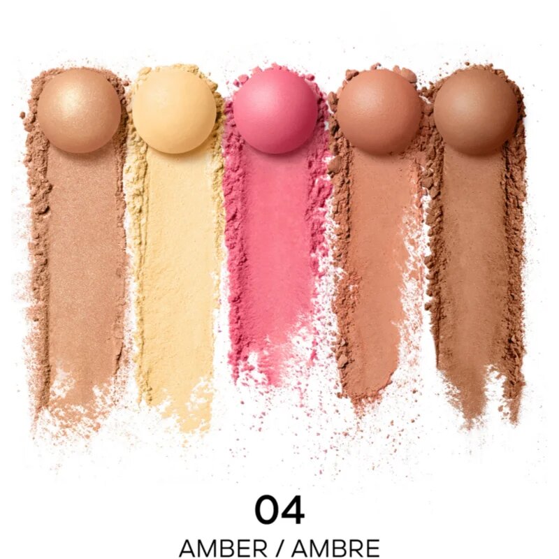 GUERLAIN Météorites Light Revealing Pearls of Powder tonirani biseri za obraz odtenek 04 Amber / Ambre 20 g