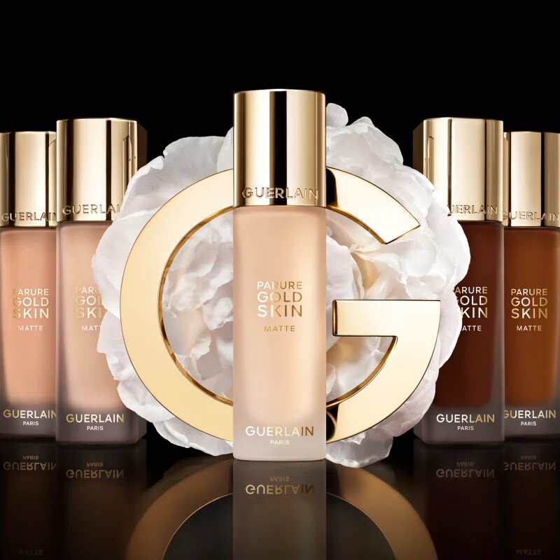 GUERLAIN Parure Gold Skin Matte Foundation dolgoobstojni matirajoči tekoči puder SPF 15 odtenek 0W 35 ml