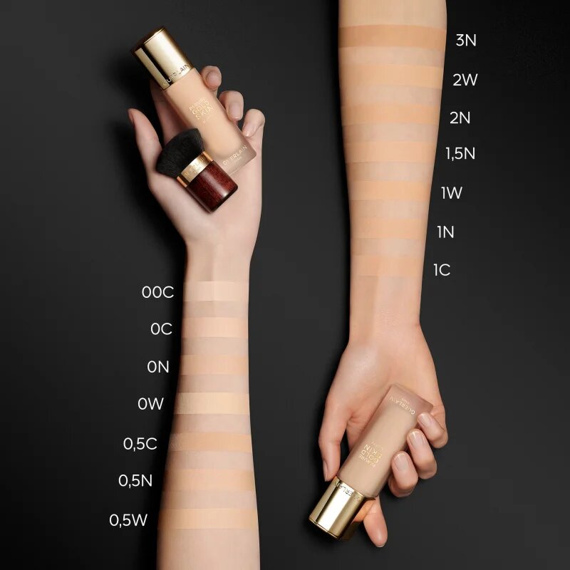 GUERLAIN Parure Gold Skin Matte Foundation dolgoobstojni matirajoči tekoči puder SPF 15 odtenek 0W 35 ml