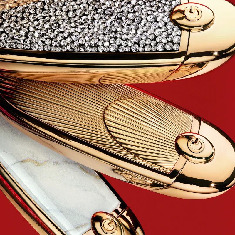 GUERLAIN Rouge G Double Mirror Jewel Case etui za šminko z ogledalom L'Art Déco 1 kos