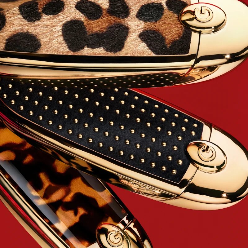 GUERLAIN Rouge G Double Mirror Jewel Case etui za šminko z ogledalom Le Fauve 1 kos
