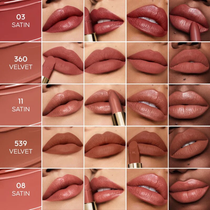 GUERLAIN Rouge G razkošna šminka odtenek 962 Le Tulipe Noire Velvet 3.5 g