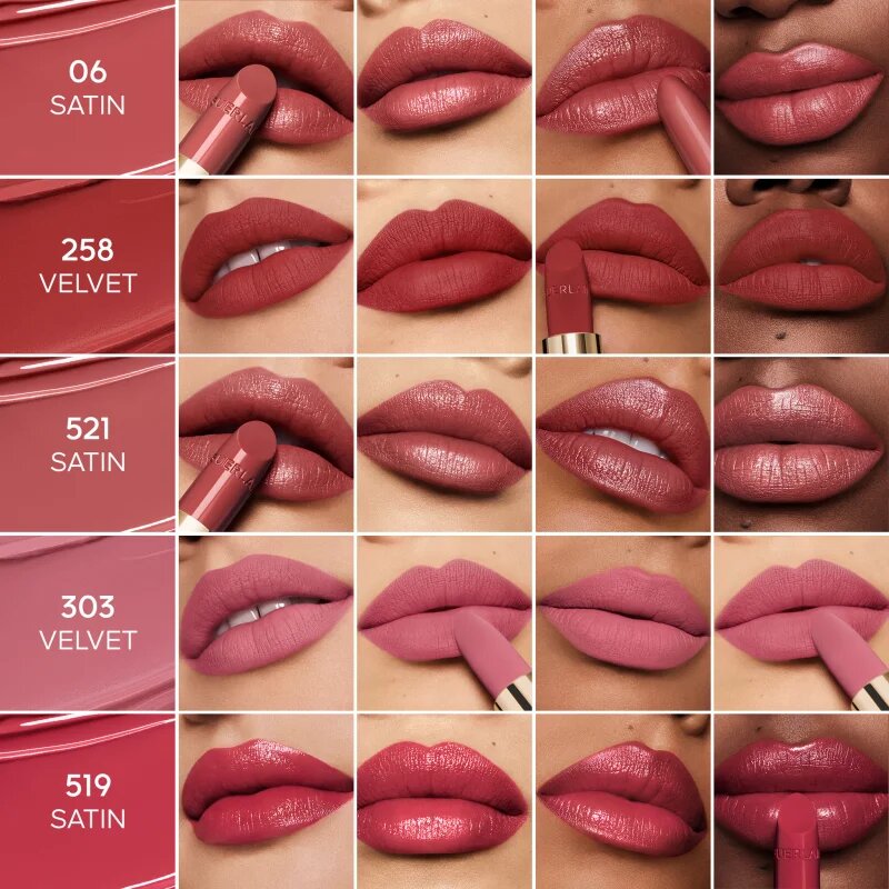 GUERLAIN Rouge G razkošna šminka odtenek 962 Le Tulipe Noire Velvet 3.5 g