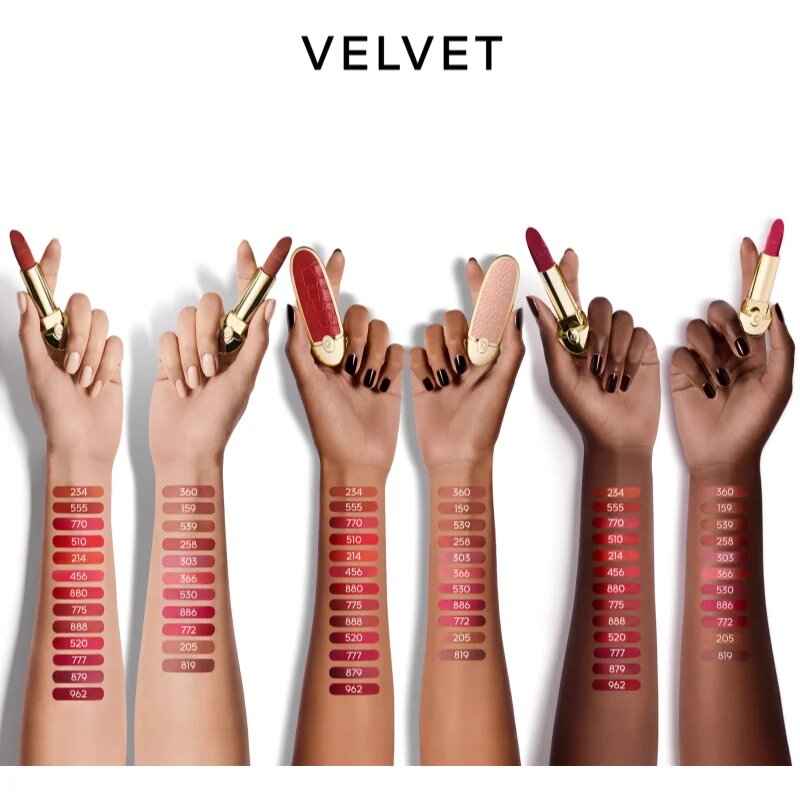 GUERLAIN Rouge G razkošna šminka odtenek 962 Le Tulipe Noire Velvet 3.5 g