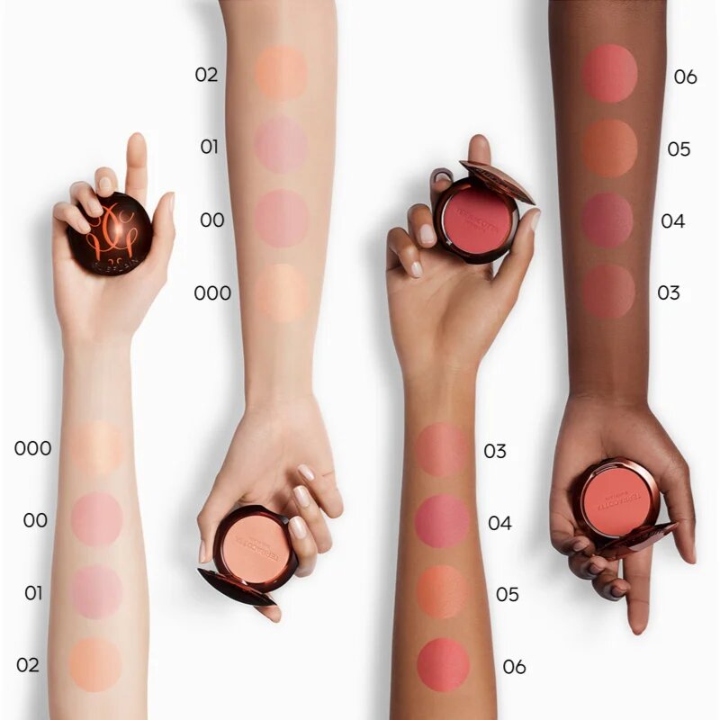 GUERLAIN Terracotta Blush Rdečilo za posvetlitev odtenek 000 Pearly Beige 5 g