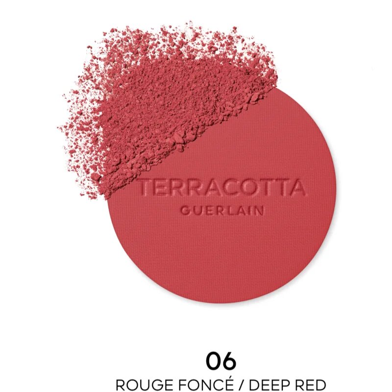 GUERLAIN Terracotta Blush Rdečilo za posvetlitev odtenek 06 Deep Red 5 g