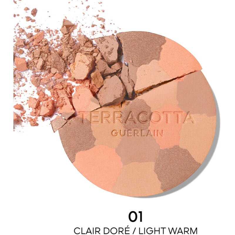 GUERLAIN Terracotta Light posvetlitveni bronz puder nadomestno polnilo odtenek 01 Light Warm 10 g