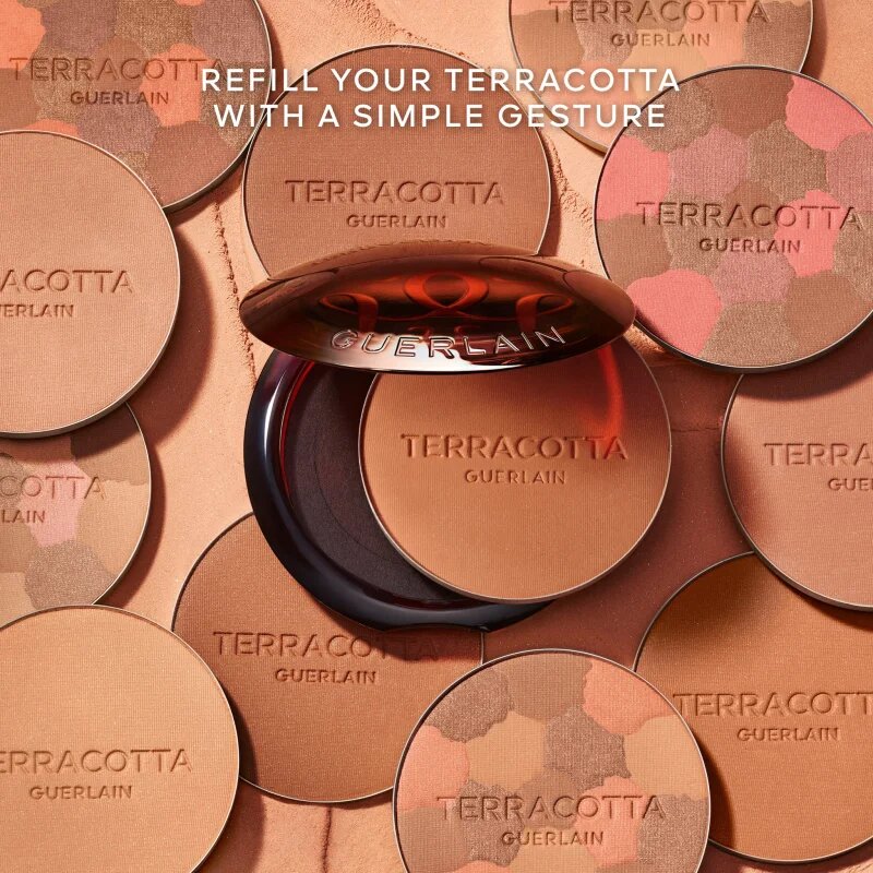 GUERLAIN Terracotta Light posvetlitveni bronz puder nadomestno polnilo odtenek 01 Light Warm 10 g