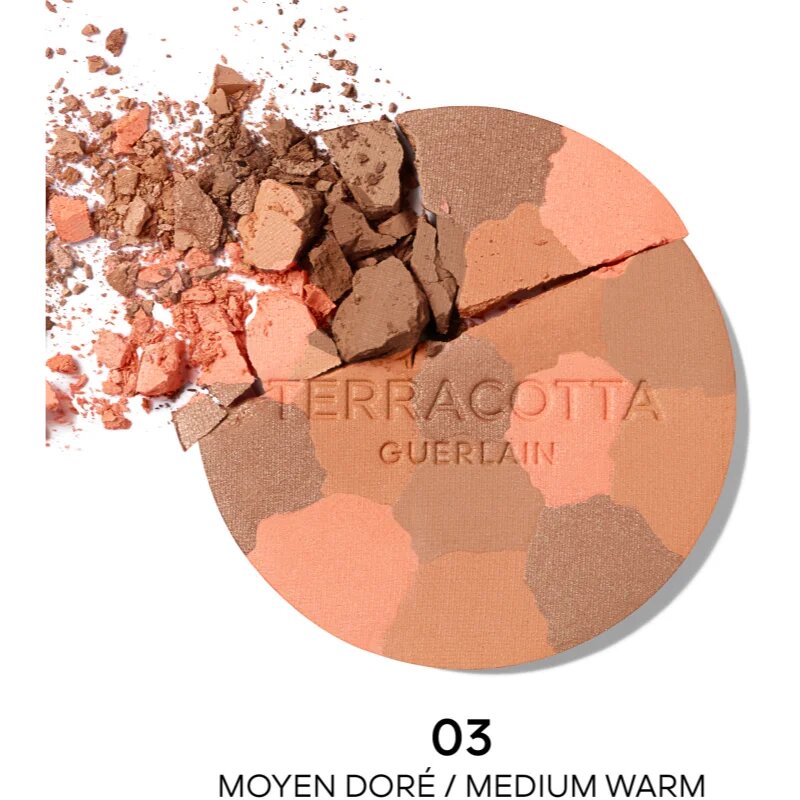 GUERLAIN Terracotta Light posvetlitveni bronz puder omejena izdaja odtenek 03 Medium Warm 10 g