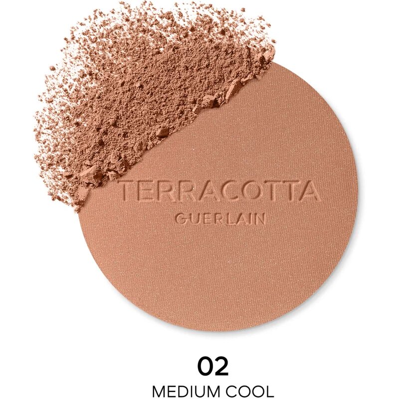 GUERLAIN Terracotta Original bronz puder polnilni odtenek 02 Medium Cool 85 g