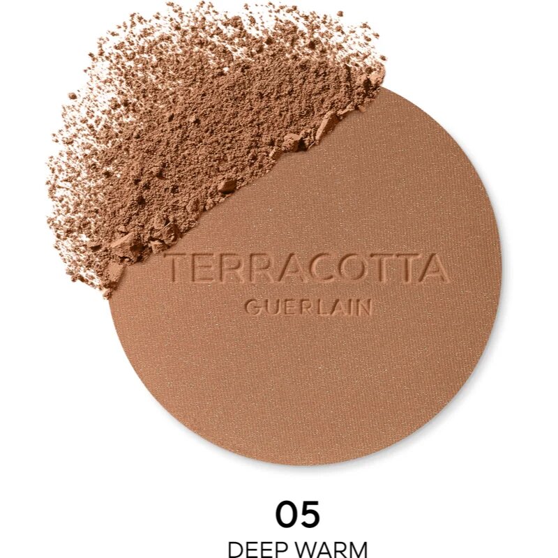 GUERLAIN Terracotta Original bronz puder polnilni odtenek 05 Deep Warm 8.5 g