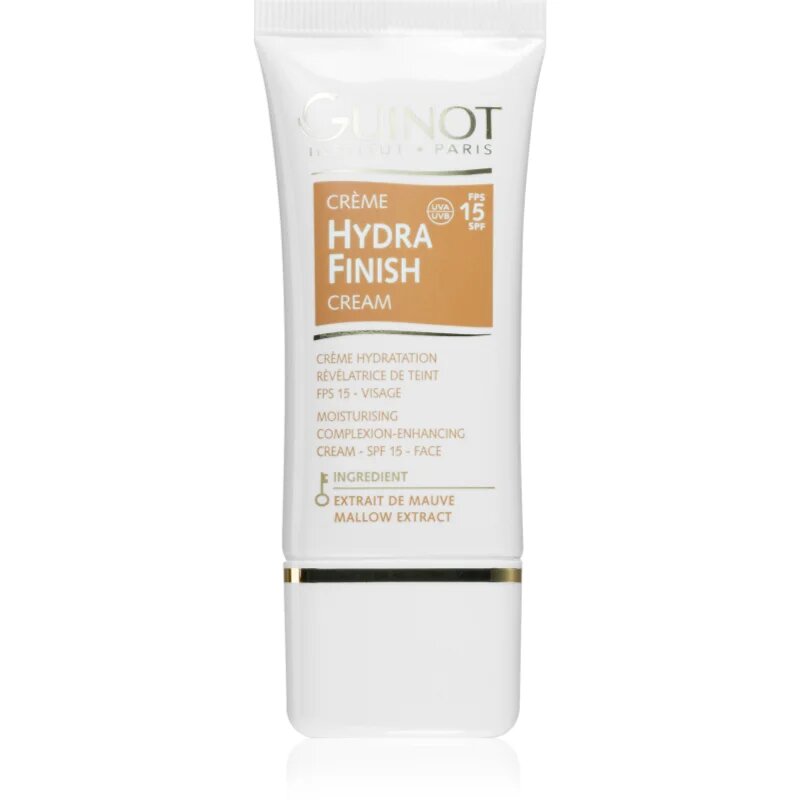 Guinot Hydra Finish lahka tonirana krema z vlažilnim učinkom SPF 15 30 ml