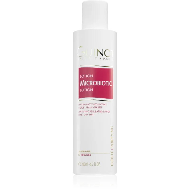 Guinot Microbiotic čistilni tonik za regulacijo kožnega sebuma in zmanjšanje por 200 ml