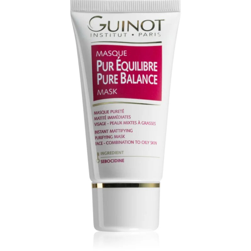 Guinot Pure Balance čistilna maska za zmanjšanje proizvodnje sebuma in por 50 ml