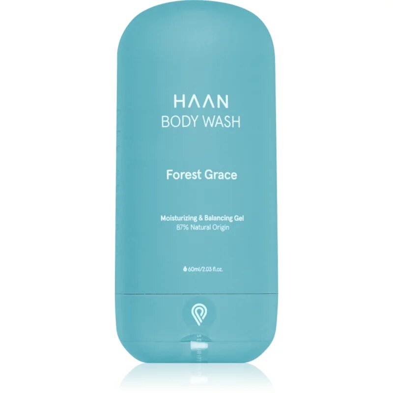 Haan Body Wash Forest Grace poživljajoči gel za prhanje z aloe vero 60 ml