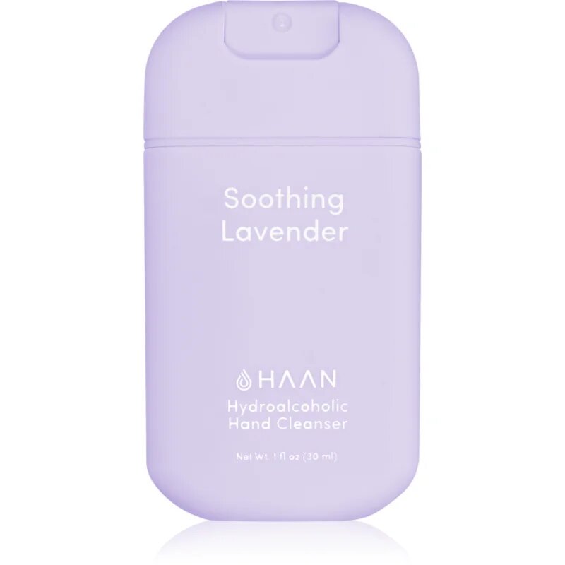 Haan Hand Care Soothing Lavander čistilno pršilo za roke z antibakterijskim dodatkom 30 ml