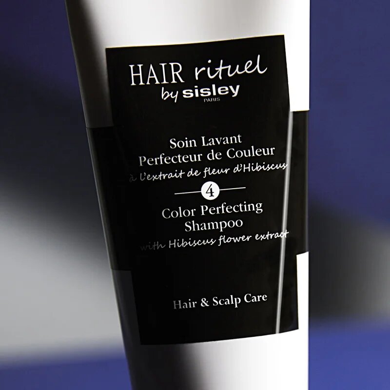 Hair Rituel by Sisley Color Perfecting Shampoo with Hibiscus Flower Extract šampon za barvane lase in lase s prameni 500 ml