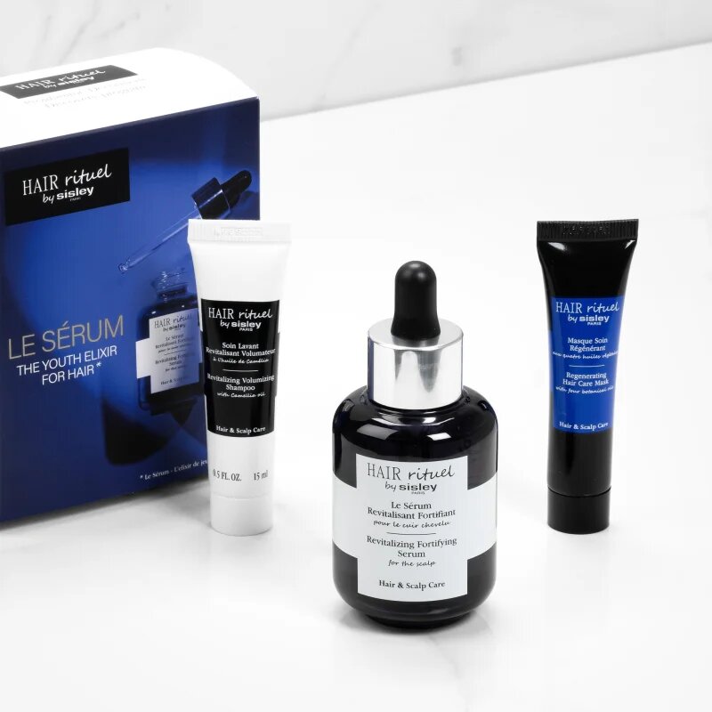 Hair Rituel by Sisley Le Serum set za lase in lasišče