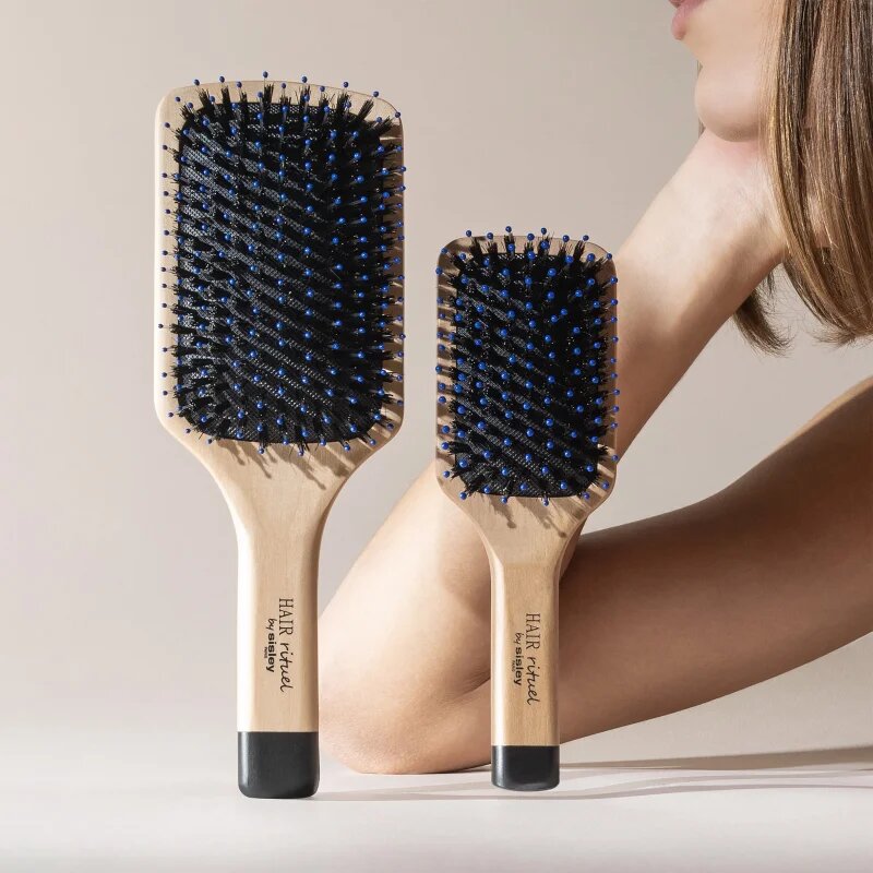 Hair Rituel by Sisley The Pocket Brush Radiance & Softness krtača za sijaj in mehkobo las 1 kos
