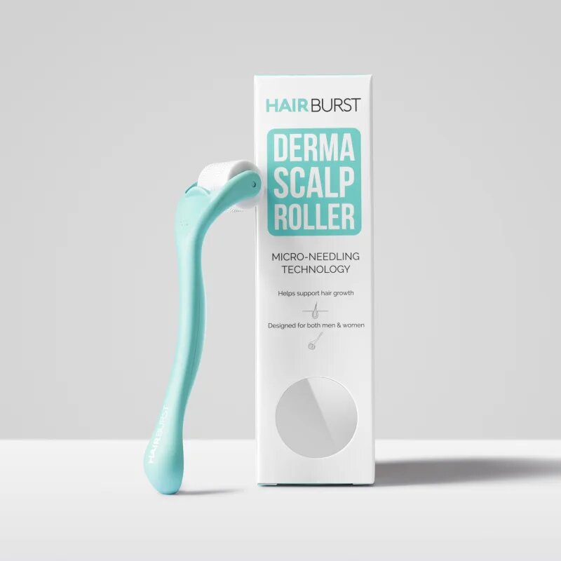 Hairburst Derma Scalp Roller valjček za masažo za okrepitev in rast las 1 kos