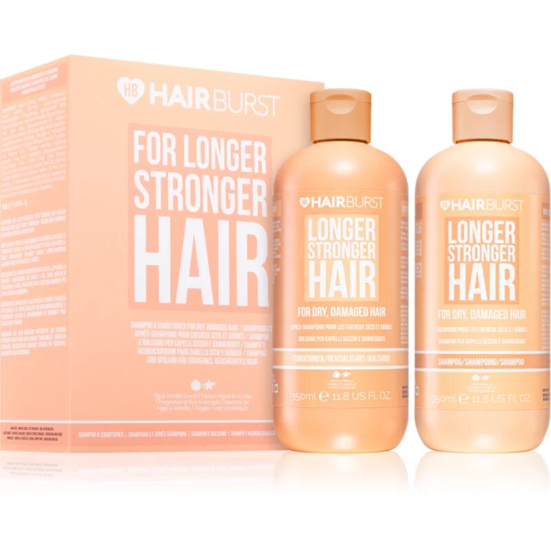 Hairburst Longer Stronger Hair Dry Damaged Hair Set darilni set za suhe in poškodovane lase