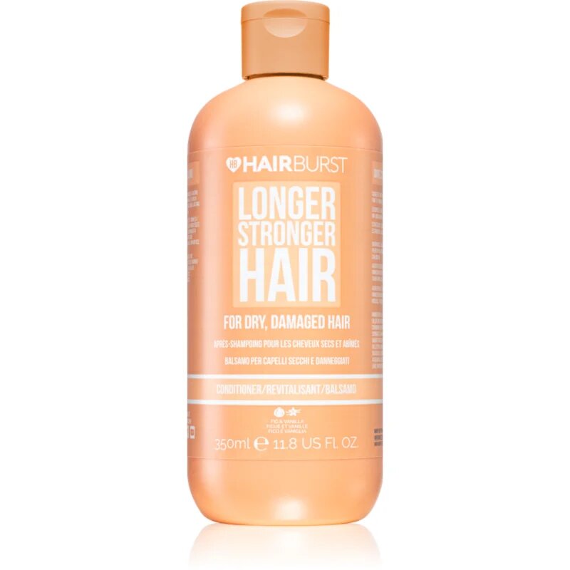 Hairburst Longer Stronger Hair Dry Damaged Hair vlažilni in hranilni balzam za suhe in poškodovane lase 350 ml