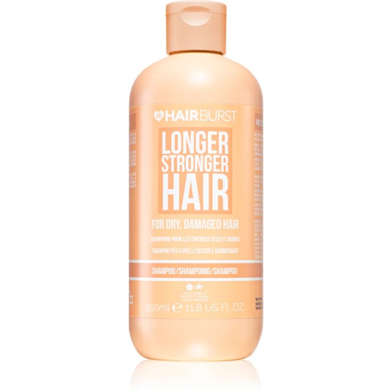 Hairburst Longer Stronger Hair Dry Damaged Hair vlažilni šampon za suhe in poškodovane lase 350 ml