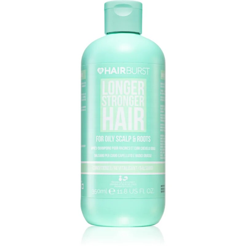Hairburst Longer Stronger Hair Oily Scalp & Roots čistilni balzam za hitro mastne lase 350 ml