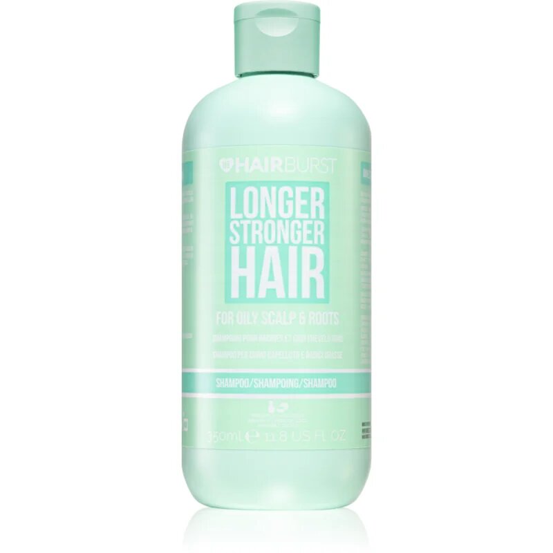Hairburst Longer Stronger Hair Oily Scalp & Roots čistilni šampon za hitro mastne lase 350 ml