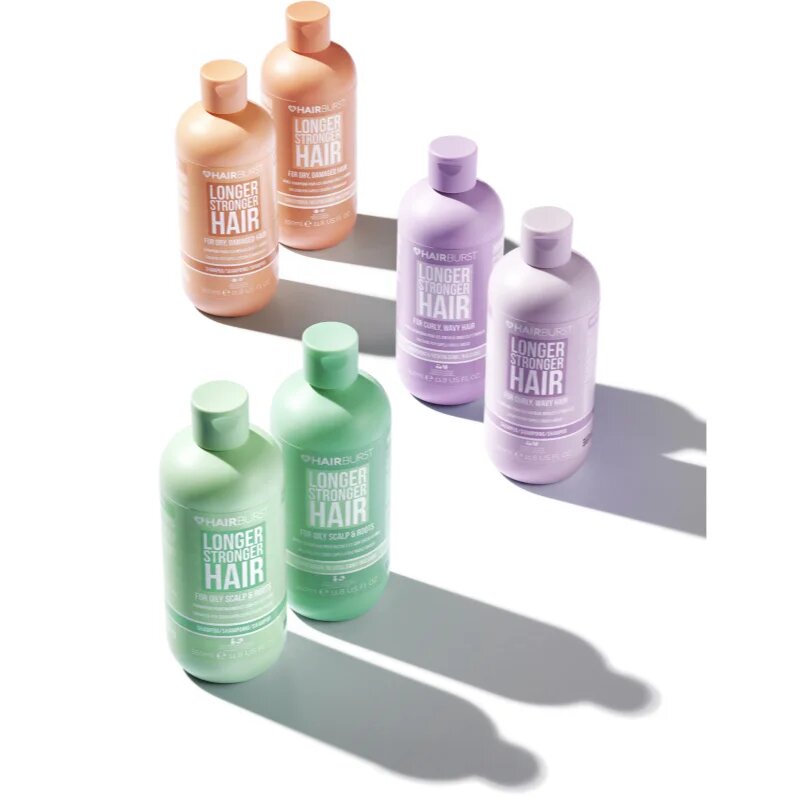 Hairburst Longer Stronger Hair Oily Scalp & Roots čistilni šampon za hitro mastne lase 350 ml