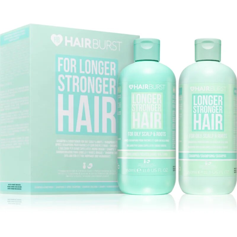 Hairburst Longer Stronger Hair Oily Scalp & Roots Set darilni set za mastne lase