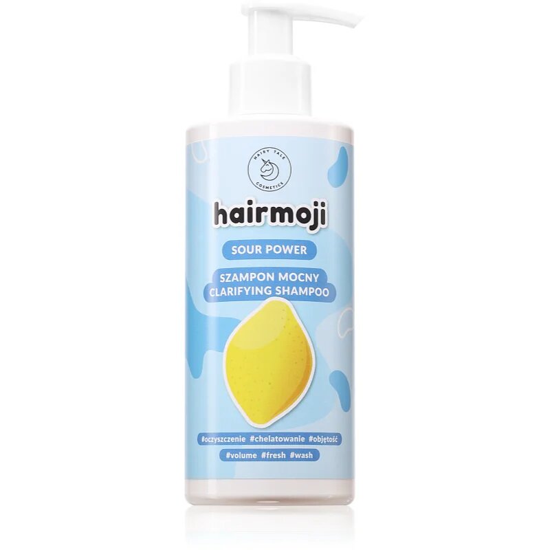 Hairy Tale Hairmoji Sour Power globinsko čistilni šampon s pomirjajočim učinkom 240 ml