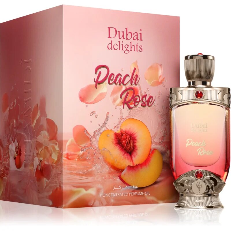 Hamidi Peach Rose parfumirano olje za ženske 20 ml