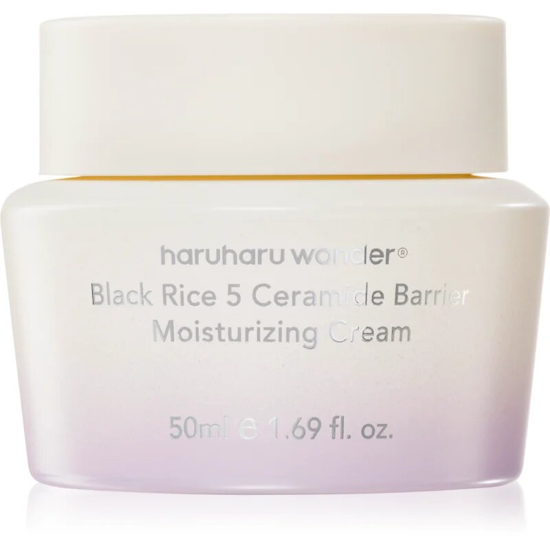 Haruharu Wonder Black Rice 5 Ceramide Barrier Moisturizing Cream intenzivno hranilna krema za obnovo kožne pregrade 50 ml