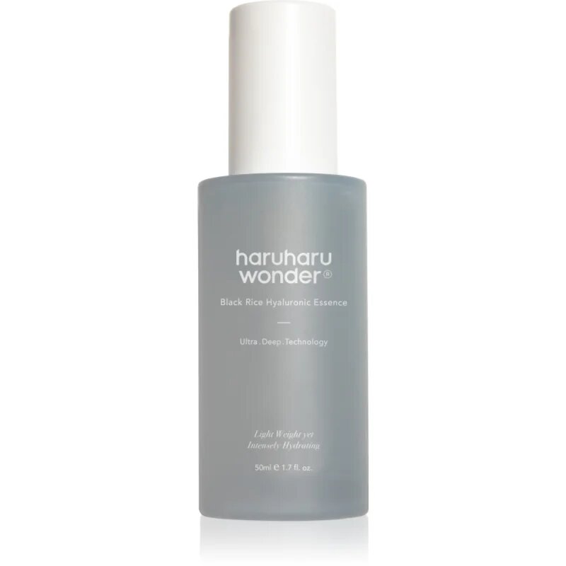 Haruharu Wonder Black Rice Hyaluronic Essence vlažilna esenca za obnovitev in hranjenje kože obraza 50 ml