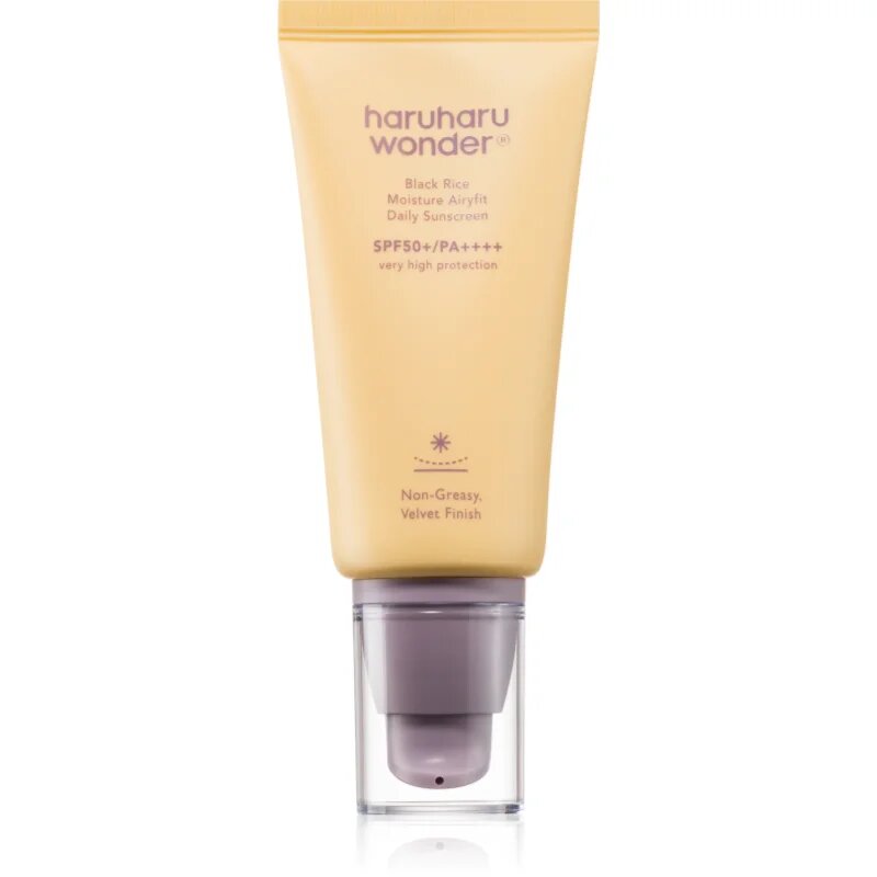 Haruharu Wonder Black Rice Moisture lahki zaščitni fluid SPF 50+ brez dišav 50 ml