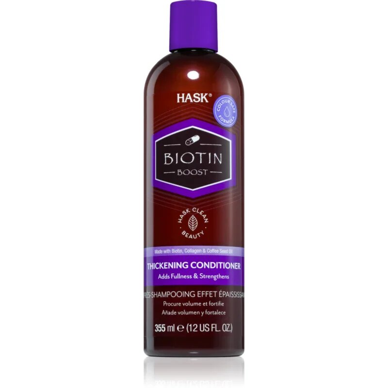 HASK Biotin Boost krepilni balzam za volumen las 355 ml