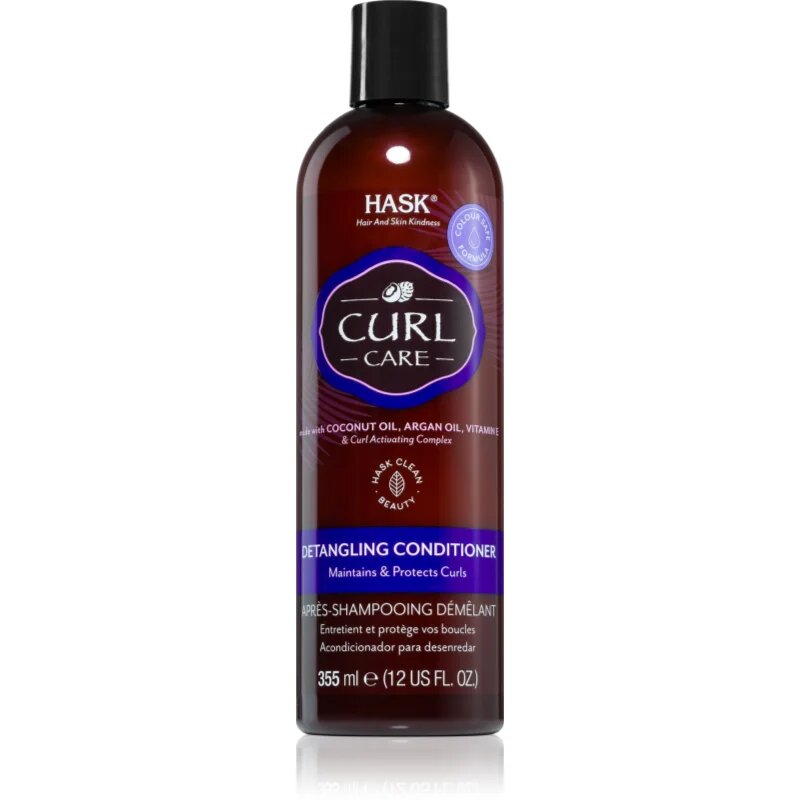 HASK Curl Care negovalni balzam za valovite in kodraste lase 355 ml