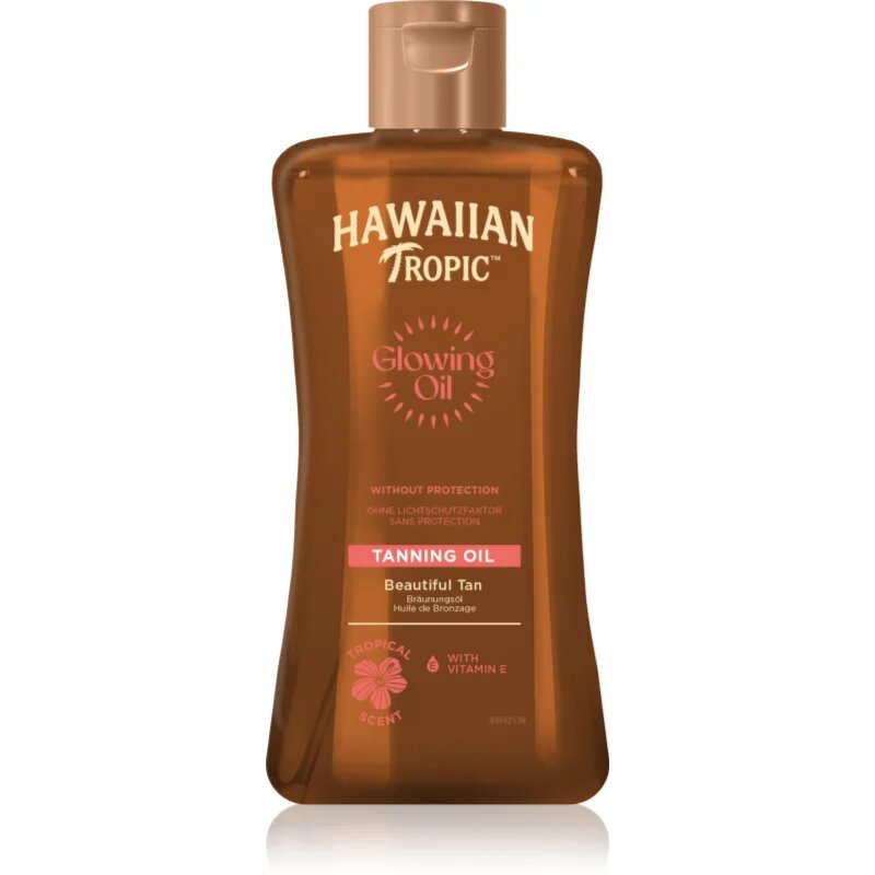 Hawaiian Tropic Glowing Oil Tanning olje za telo za podaljšanje porjavelosti 200 ml