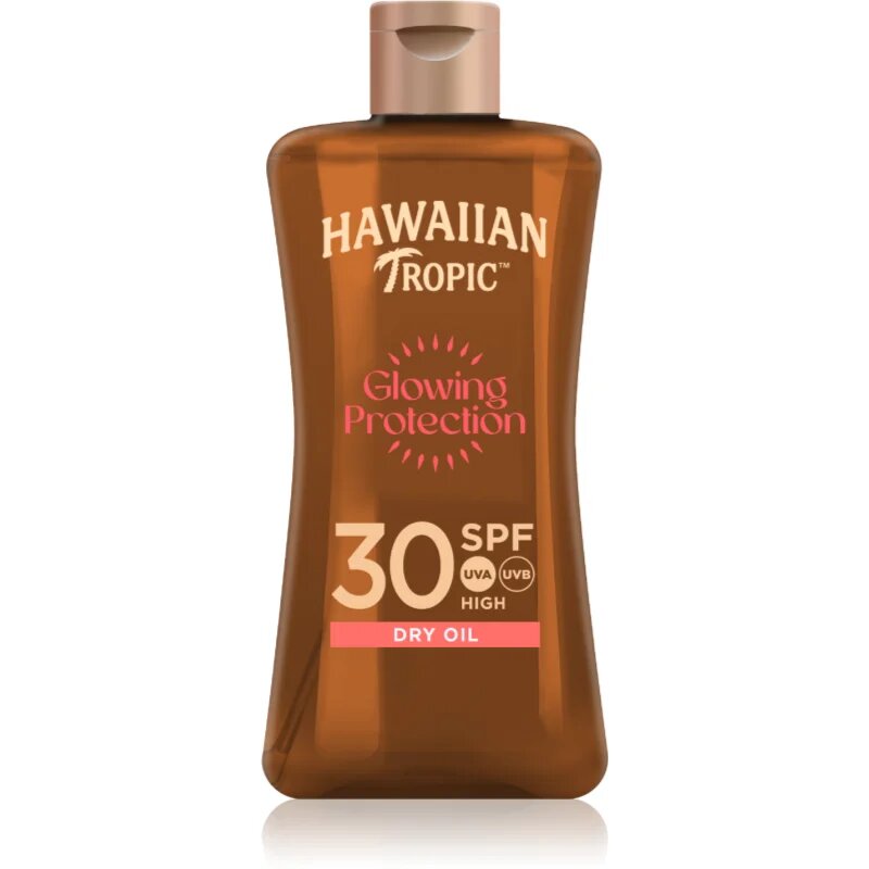 Hawaiian Tropic Glowing Protection Dry Oil suho olje za sončenje SPF 30 100 ml