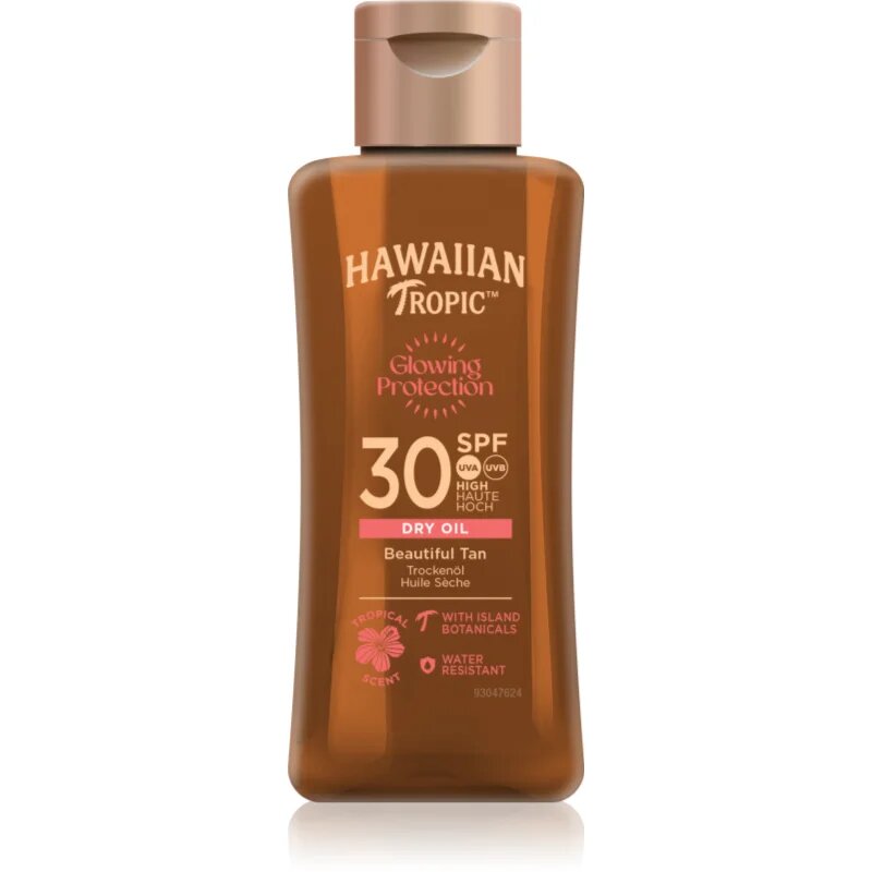 Hawaiian Tropic Glowing Protection Dry Oil suho olje za sončenje SPF 30 75 ml