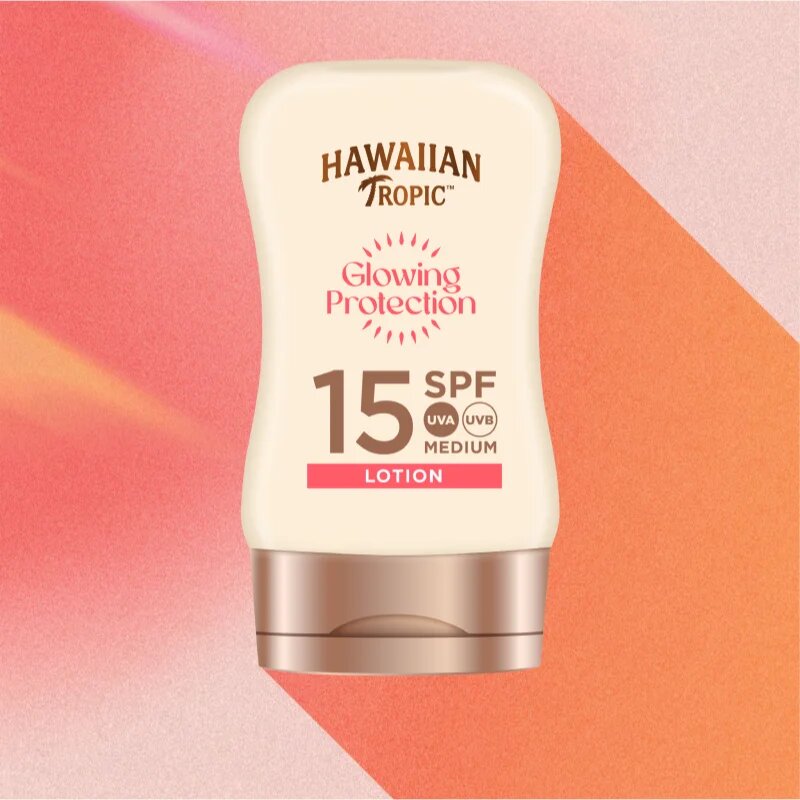 Hawaiian Tropic Glowing Protection Mini krema za sončenje SPF 15 100 ml