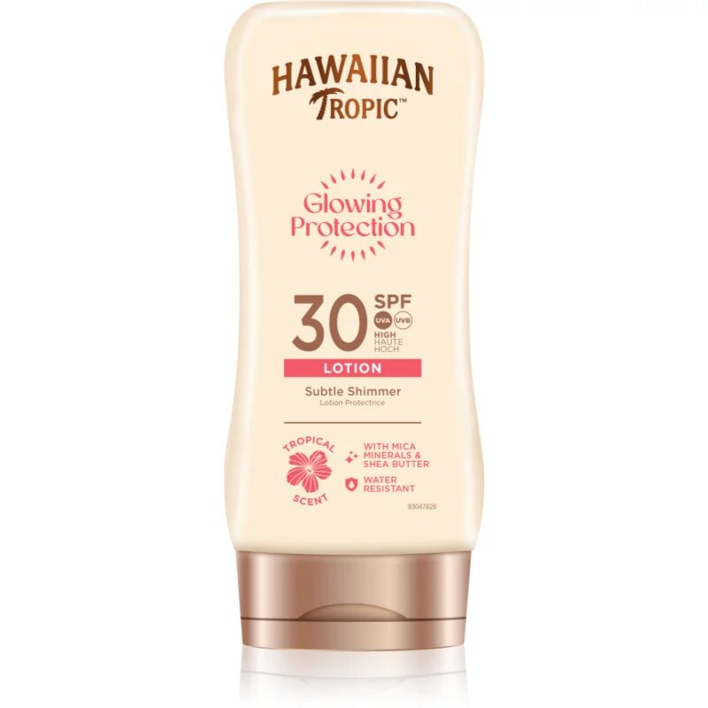 Hawaiian Tropic Glowing Protection Sunscreen Lotion losjon za sončenje SPF 30 170 ml