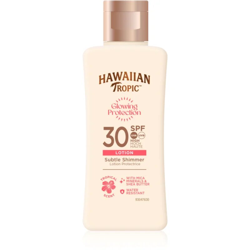 Hawaiian Tropic Glowing Protection Sunscreen Lotion losjon za sončenje SPF 30 75 ml