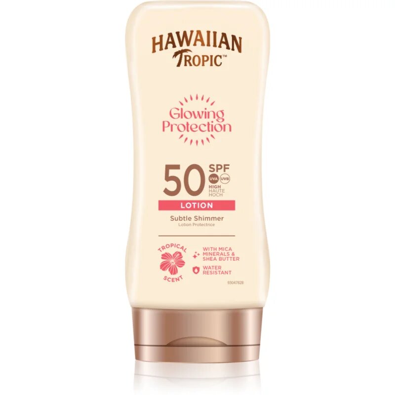 Hawaiian Tropic Glowing Protection Sunscreen Lotion losjon za sončenje SPF 50 170 ml