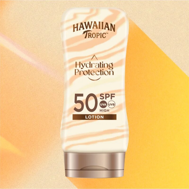 Hawaiian Tropic Hydrating Protection Lotion krema za sončenje za telo SPF 50 180 ml
