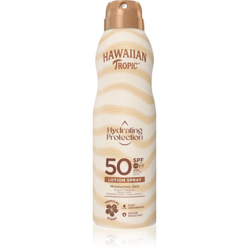 Hawaiian Tropic Hydrating Protection Lotion Spray pršilo za sončenje SPF 50 220 ml
