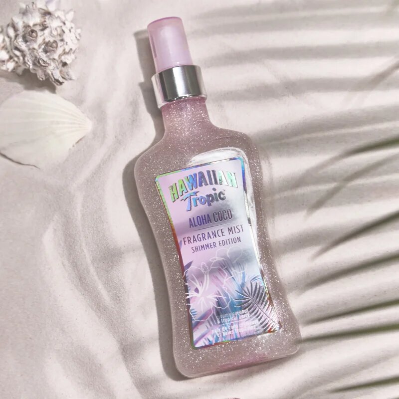 Hawaiian Tropic Perfumes Aloha Coco Shimmer pršilo za telo z bleščicami za ženske 250 ml